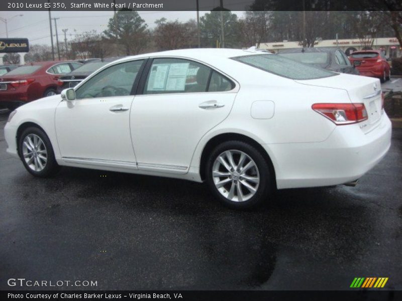 Starfire White Pearl / Parchment 2010 Lexus ES 350