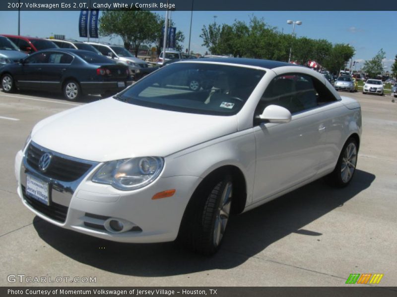 Candy White / Cornsilk Beige 2007 Volkswagen Eos 2.0T