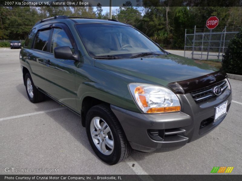 Natural Olive / Beige 2007 Kia Sportage LX V6