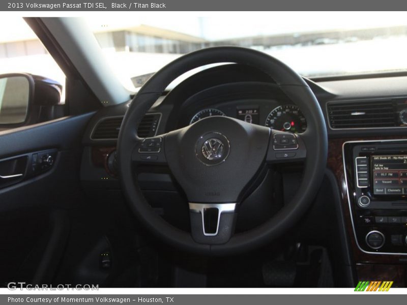 Black / Titan Black 2013 Volkswagen Passat TDI SEL
