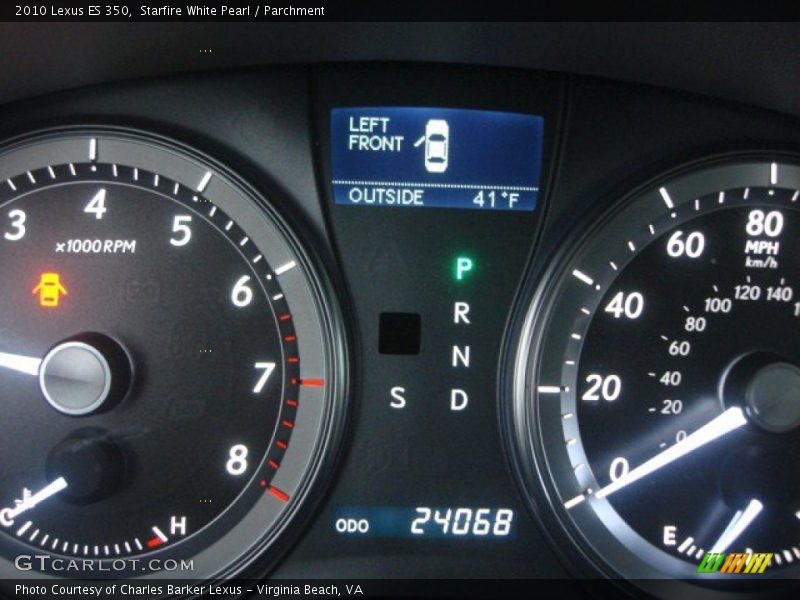 Starfire White Pearl / Parchment 2010 Lexus ES 350