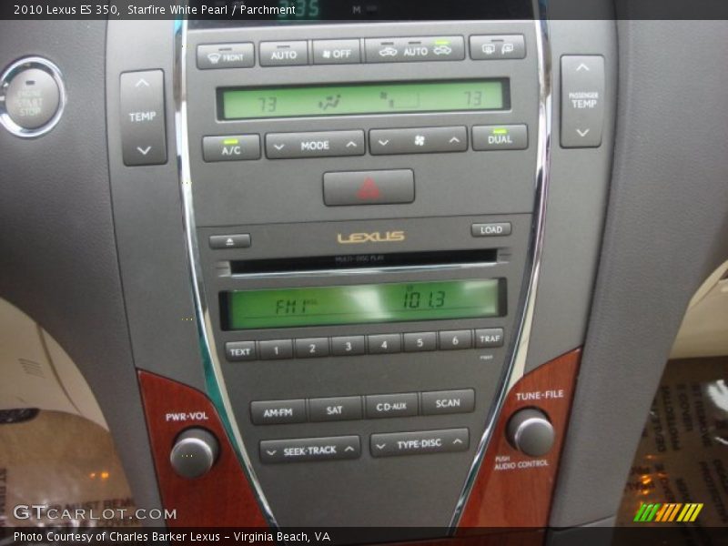 Starfire White Pearl / Parchment 2010 Lexus ES 350