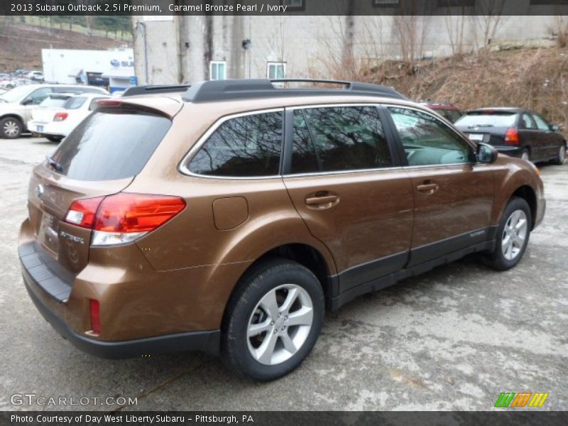 Caramel Bronze Pearl / Ivory 2013 Subaru Outback 2.5i Premium