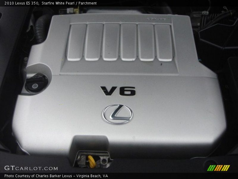 Starfire White Pearl / Parchment 2010 Lexus ES 350