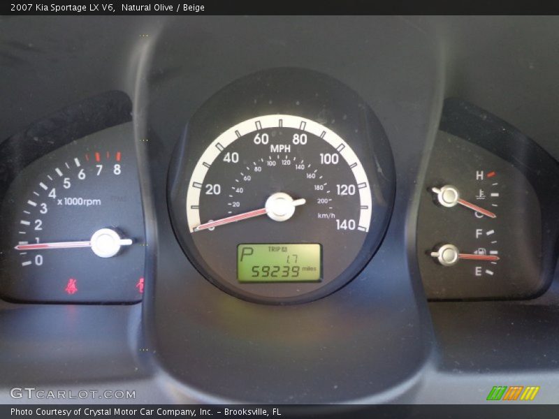 Natural Olive / Beige 2007 Kia Sportage LX V6