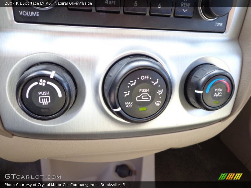 Natural Olive / Beige 2007 Kia Sportage LX V6