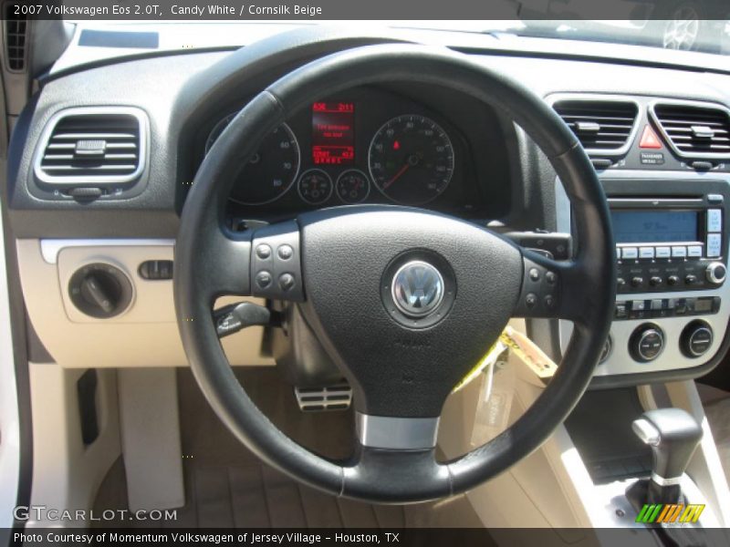 Candy White / Cornsilk Beige 2007 Volkswagen Eos 2.0T