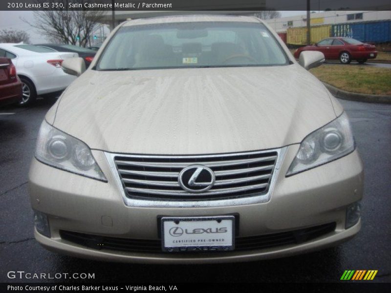 Satin Cashmere Metallic / Parchment 2010 Lexus ES 350