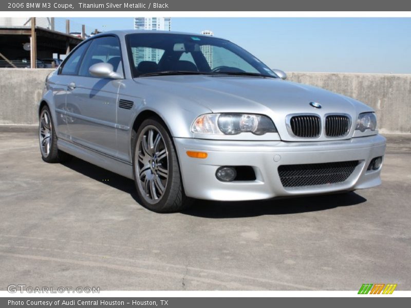 Titanium Silver Metallic / Black 2006 BMW M3 Coupe