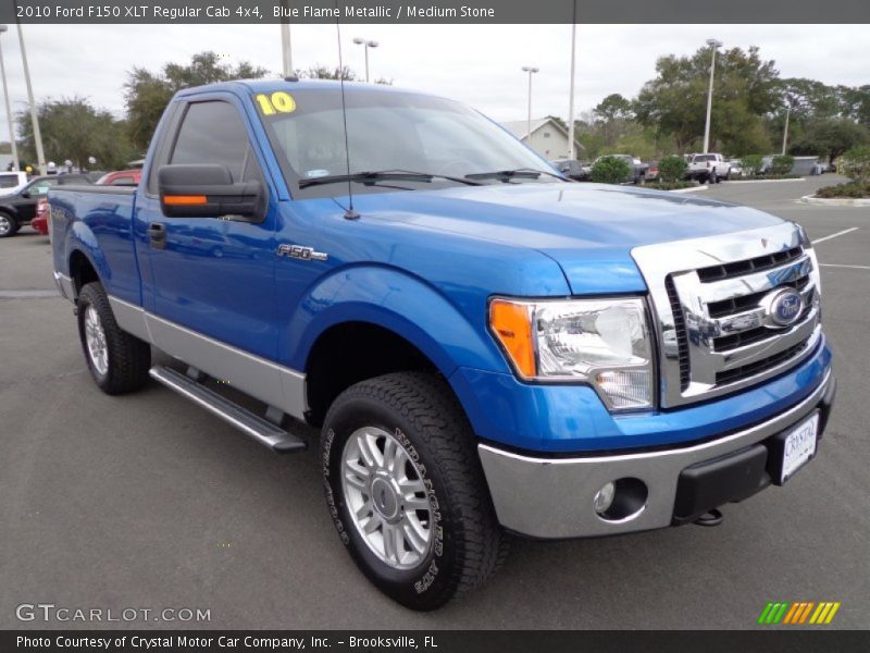 Front 3/4 View of 2010 F150 XLT Regular Cab 4x4