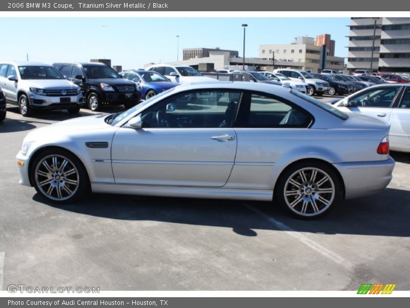 Titanium Silver Metallic / Black 2006 BMW M3 Coupe