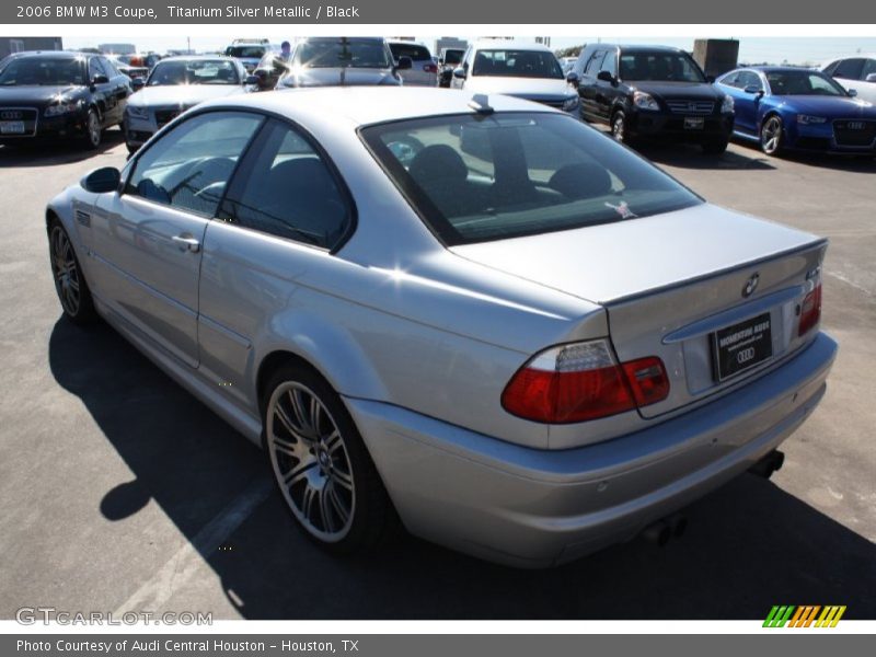 Titanium Silver Metallic / Black 2006 BMW M3 Coupe