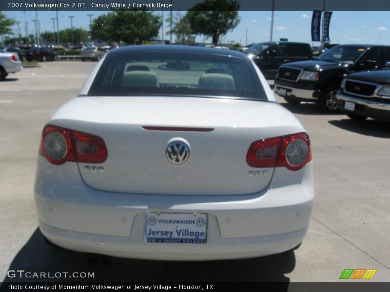 Candy White / Cornsilk Beige 2007 Volkswagen Eos 2.0T