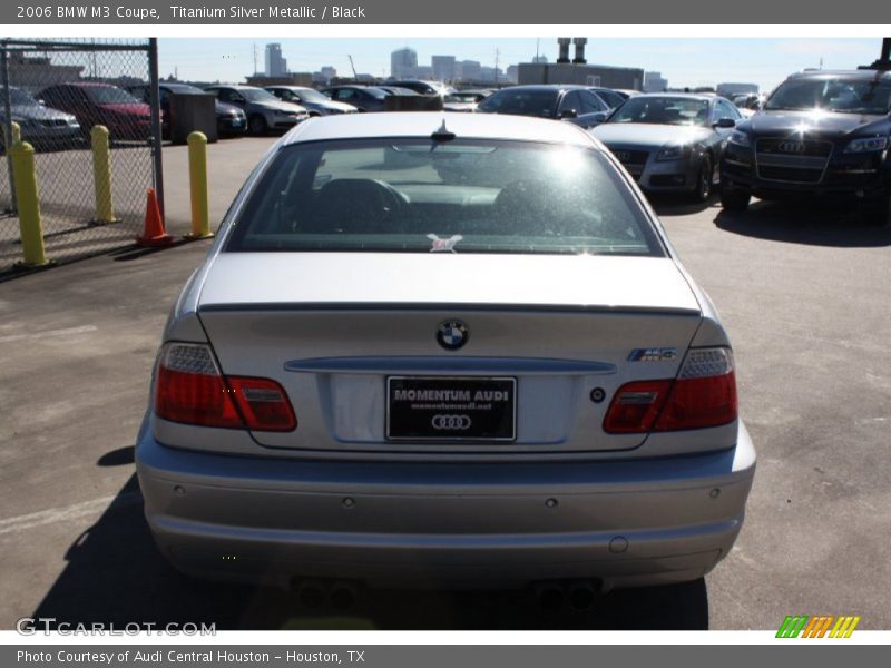 Titanium Silver Metallic / Black 2006 BMW M3 Coupe