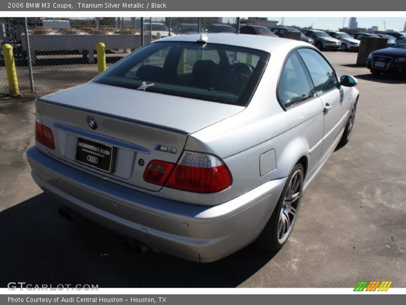 Titanium Silver Metallic / Black 2006 BMW M3 Coupe