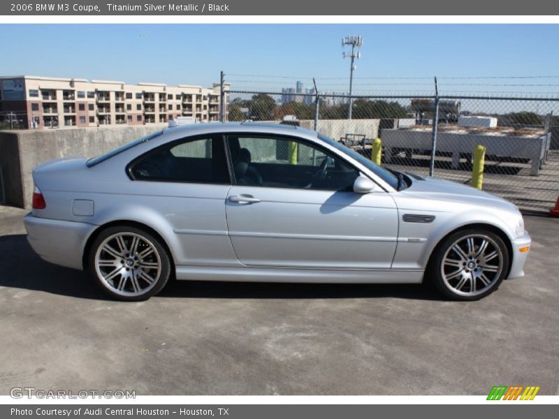 Titanium Silver Metallic / Black 2006 BMW M3 Coupe