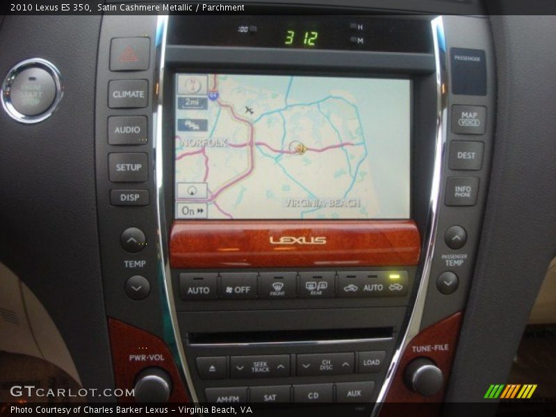 Satin Cashmere Metallic / Parchment 2010 Lexus ES 350