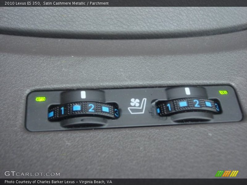 Satin Cashmere Metallic / Parchment 2010 Lexus ES 350