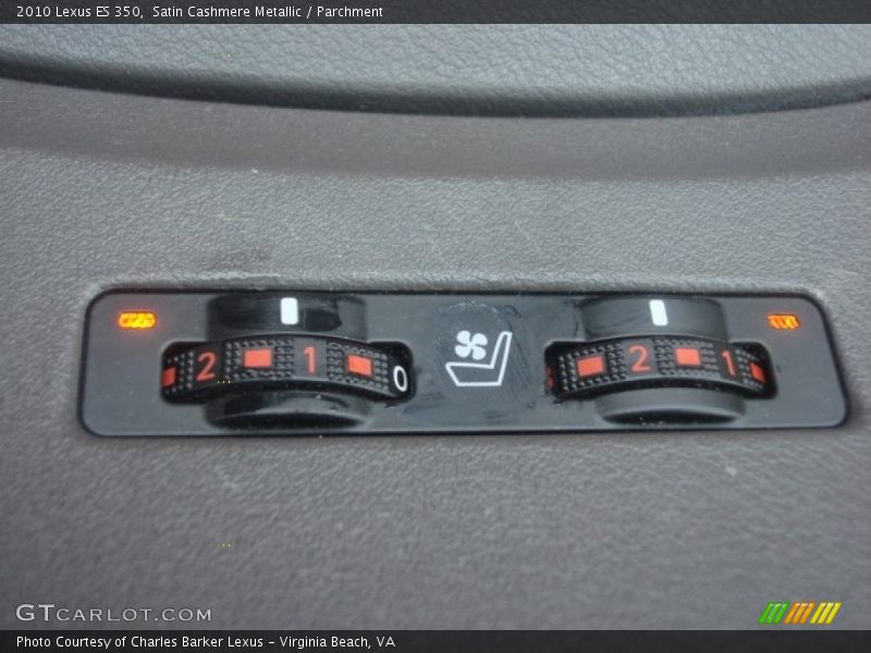 Satin Cashmere Metallic / Parchment 2010 Lexus ES 350