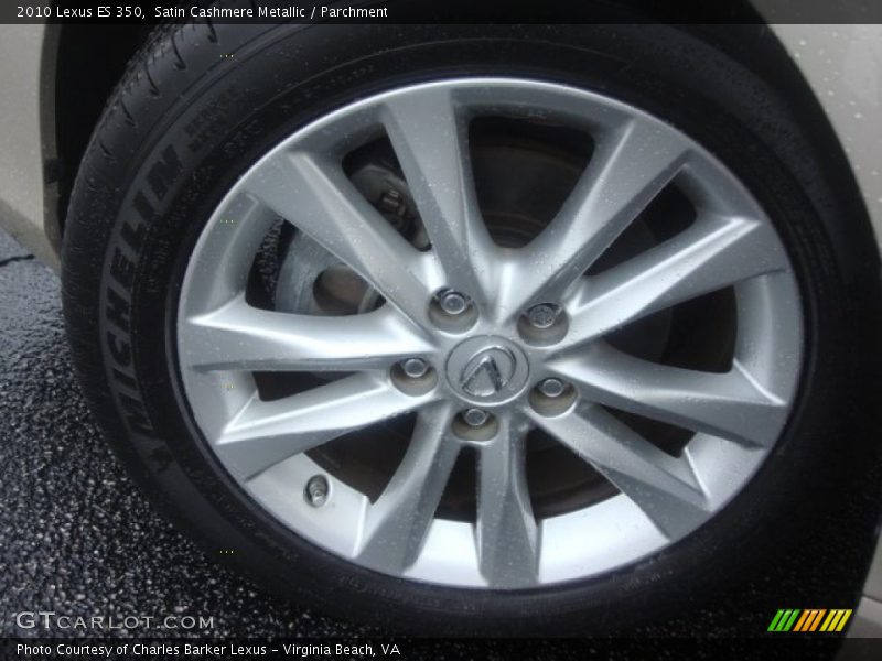 Satin Cashmere Metallic / Parchment 2010 Lexus ES 350