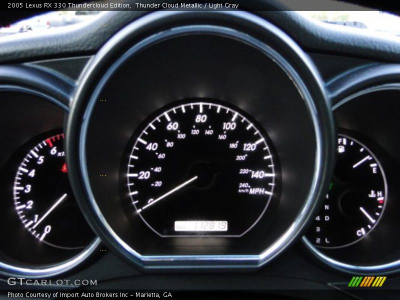 Thunder Cloud Metallic / Light Gray 2005 Lexus RX 330 Thundercloud Edition