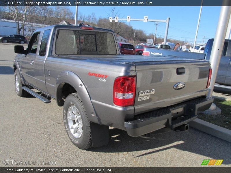 Dark Shadow Grey Metallic / Medium Dark Flint 2011 Ford Ranger Sport SuperCab 4x4