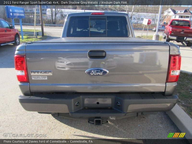 Dark Shadow Grey Metallic / Medium Dark Flint 2011 Ford Ranger Sport SuperCab 4x4