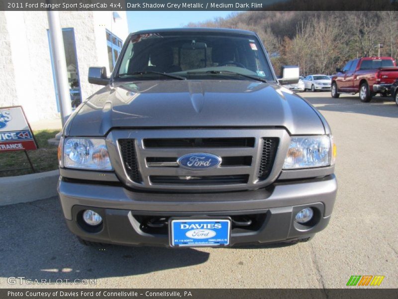 Dark Shadow Grey Metallic / Medium Dark Flint 2011 Ford Ranger Sport SuperCab 4x4