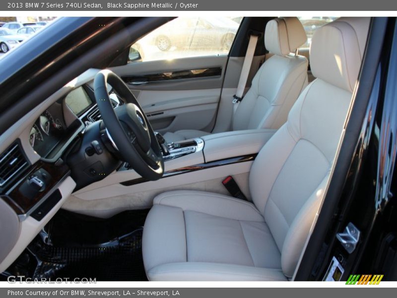 Front Seat of 2013 7 Series 740Li Sedan