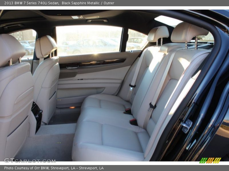 Rear Seat of 2013 7 Series 740Li Sedan