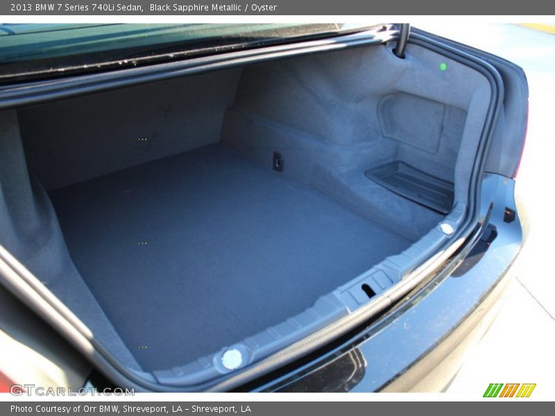  2013 7 Series 740Li Sedan Trunk