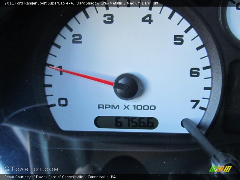 Dark Shadow Grey Metallic / Medium Dark Flint 2011 Ford Ranger Sport SuperCab 4x4