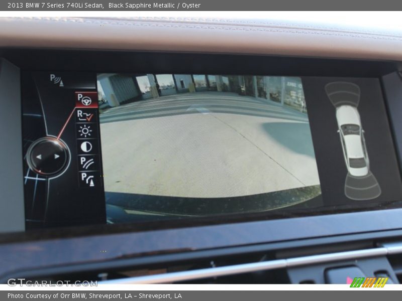 Black Sapphire Metallic / Oyster 2013 BMW 7 Series 740Li Sedan