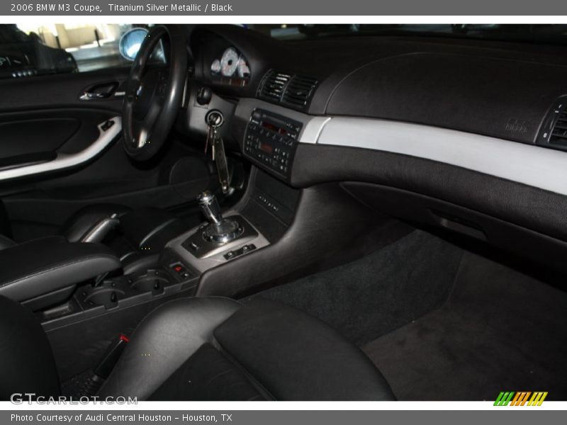 Titanium Silver Metallic / Black 2006 BMW M3 Coupe