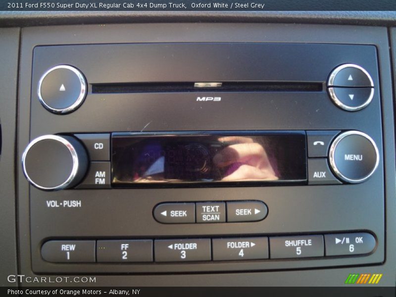 Oxford White / Steel Grey 2011 Ford F550 Super Duty XL Regular Cab 4x4 Dump Truck