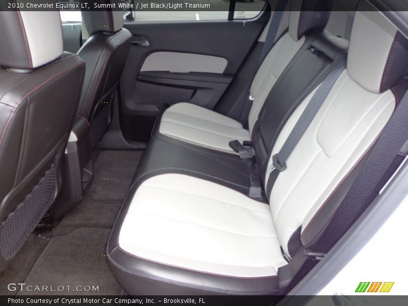 Rear Seat of 2010 Equinox LT