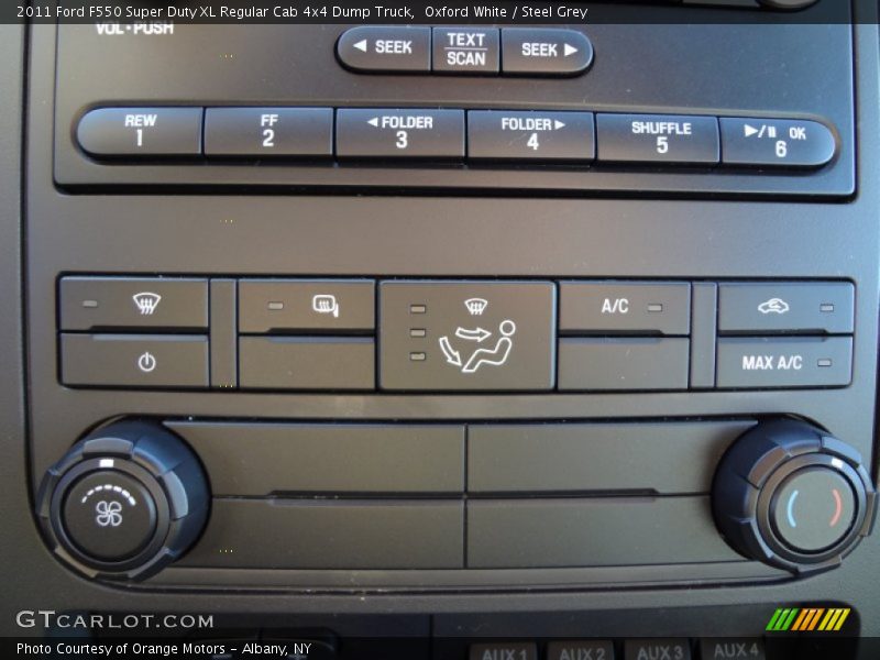 Oxford White / Steel Grey 2011 Ford F550 Super Duty XL Regular Cab 4x4 Dump Truck