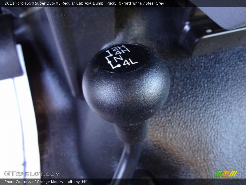 Oxford White / Steel Grey 2011 Ford F550 Super Duty XL Regular Cab 4x4 Dump Truck