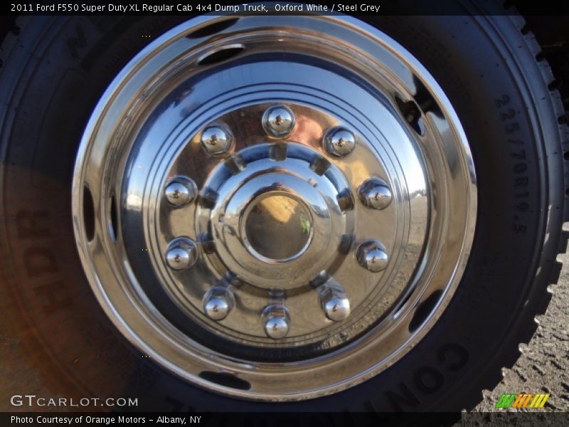 Oxford White / Steel Grey 2011 Ford F550 Super Duty XL Regular Cab 4x4 Dump Truck
