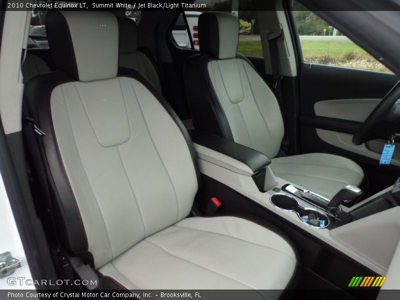 Front Seat of 2010 Equinox LT