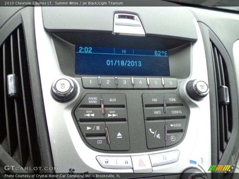 Controls of 2010 Equinox LT