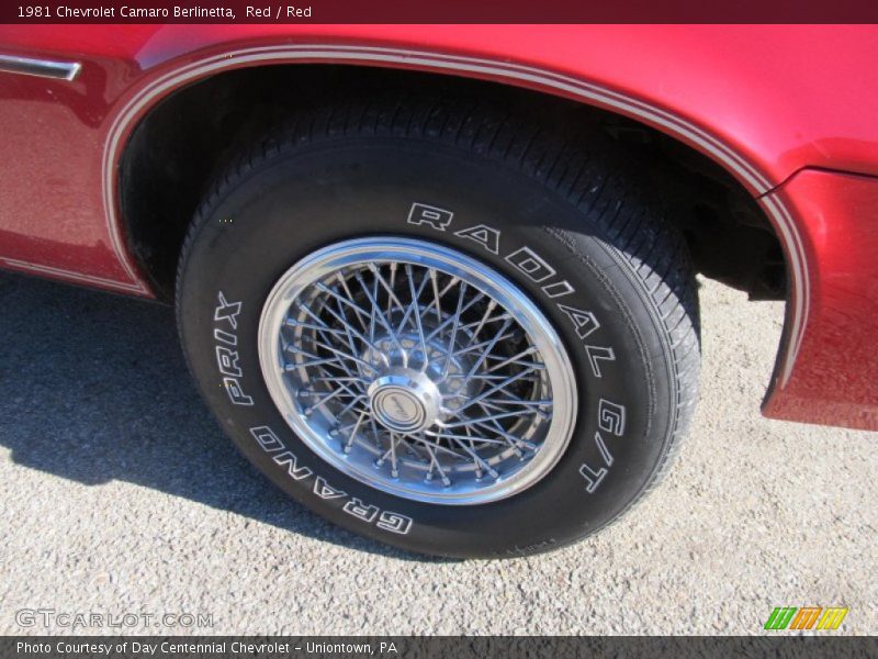  1981 Camaro Berlinetta Wheel
