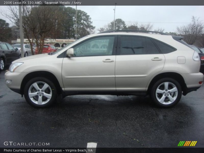 Savannah Metallic / Ivory 2006 Lexus RX 330 AWD