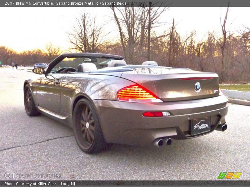 Sepang Bronze Metallic / Sepang Beige 2007 BMW M6 Convertible