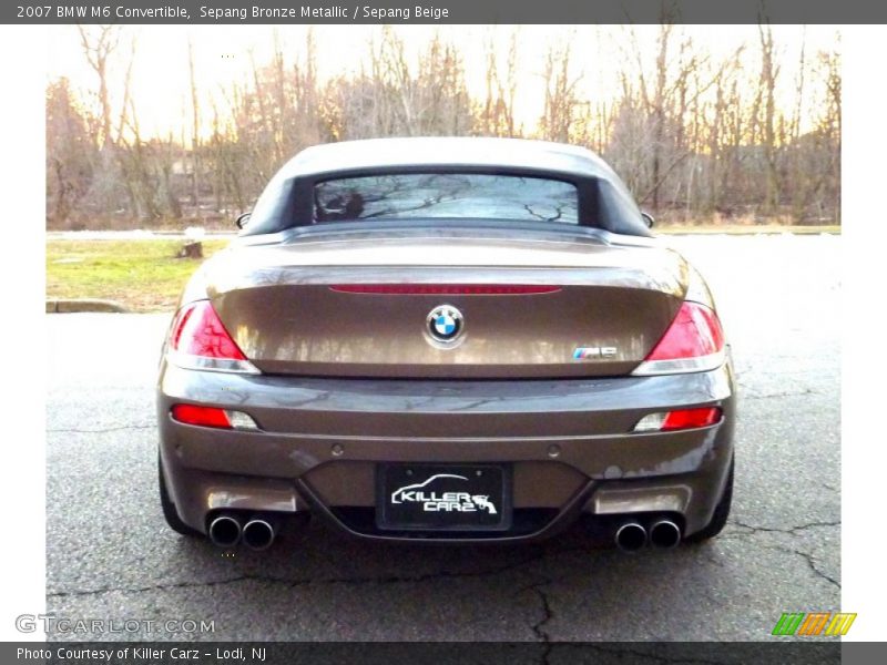Sepang Bronze Metallic / Sepang Beige 2007 BMW M6 Convertible