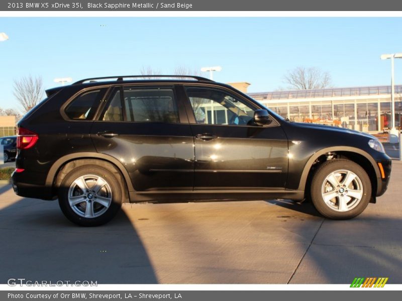 Black Sapphire Metallic / Sand Beige 2013 BMW X5 xDrive 35i