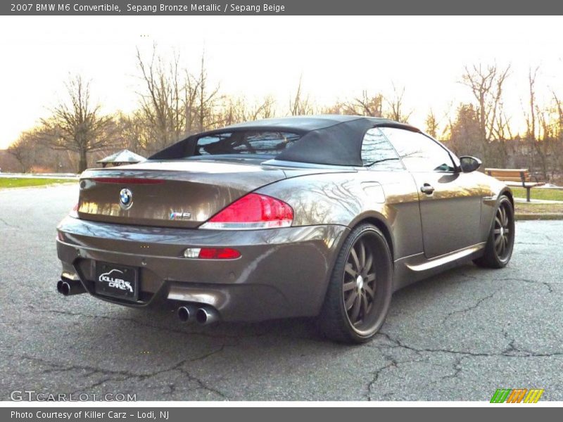 Sepang Bronze Metallic / Sepang Beige 2007 BMW M6 Convertible