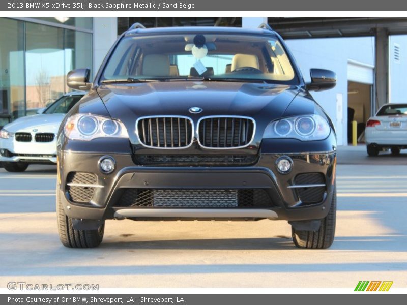 Black Sapphire Metallic / Sand Beige 2013 BMW X5 xDrive 35i