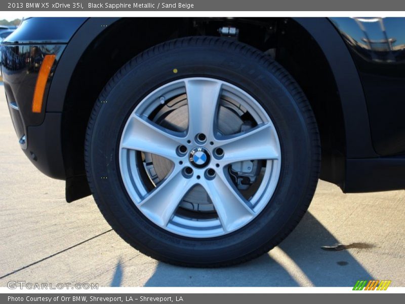 Black Sapphire Metallic / Sand Beige 2013 BMW X5 xDrive 35i