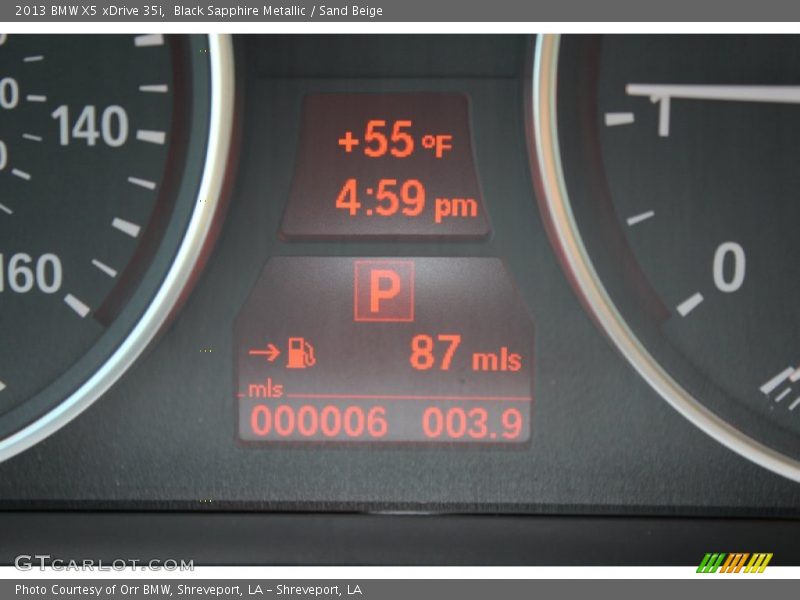 Black Sapphire Metallic / Sand Beige 2013 BMW X5 xDrive 35i